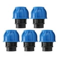 thumbnail image 1 of Conectores rápidos con rosca hembra G1/2 para tuberías de agua, diseño de paso recto, kit de plomería de 5 piezas de 32 mm, 1 of 8