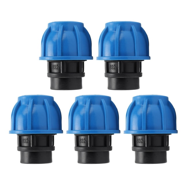 Conectores rápidos con rosca hembra G1/2 para tuberías de agua, diseño de paso recto, kit de plomería de 5 piezas de 32 mm