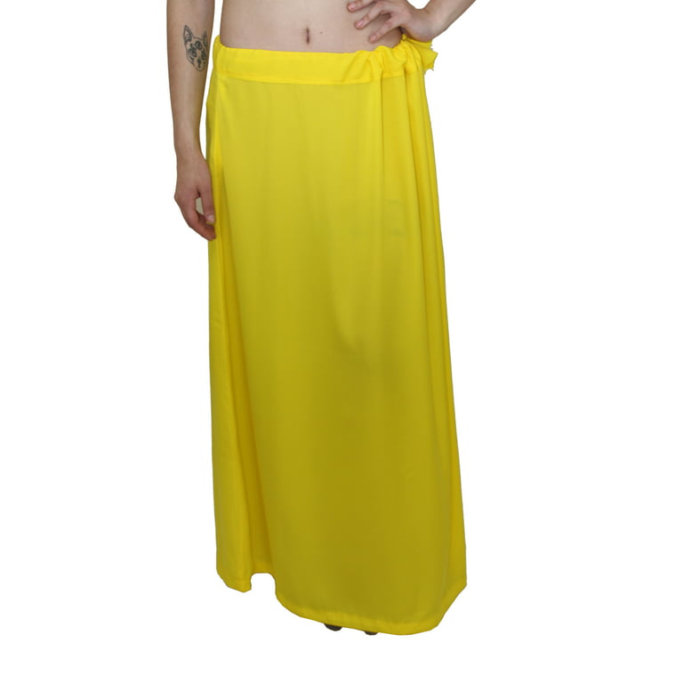Underskirt Long Skirt for Women Saree Cotton Petticoat Matching