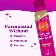Lume Deodorant Plus Sweat Control Antiperspirant Deodorant Spray, Vanilla Bliss, 4.3 oz