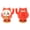 Red, variant on BIMZUC 3.5 inches / 9 cm Solar Powered Waving Lucky Cat Fortune Figurine, Plastic Wealth Welcoming Decor for Car Dashboard Desk Home Restaurant, No Battery Needed, Japanese Style Good Luck Charm Red