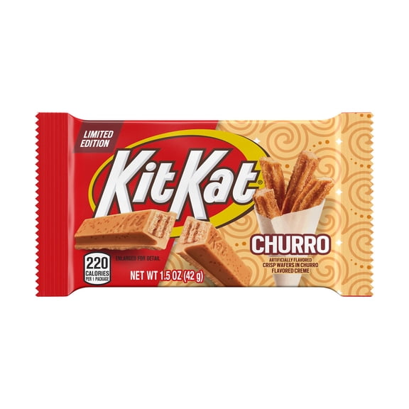 Kit Kat® Churro Flavored Full Size, Individually Wrapped Wafer Candy Bar, 1.5 oz