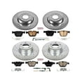 thumbnail image 3 of PowerStop Front and Rear Z23 Evolution Sport Carbon-Fiber Ceramic Brake Pad and Drilled & Slotted Rotor Kit Fits: BMW Select Models K2056, 3 of 10