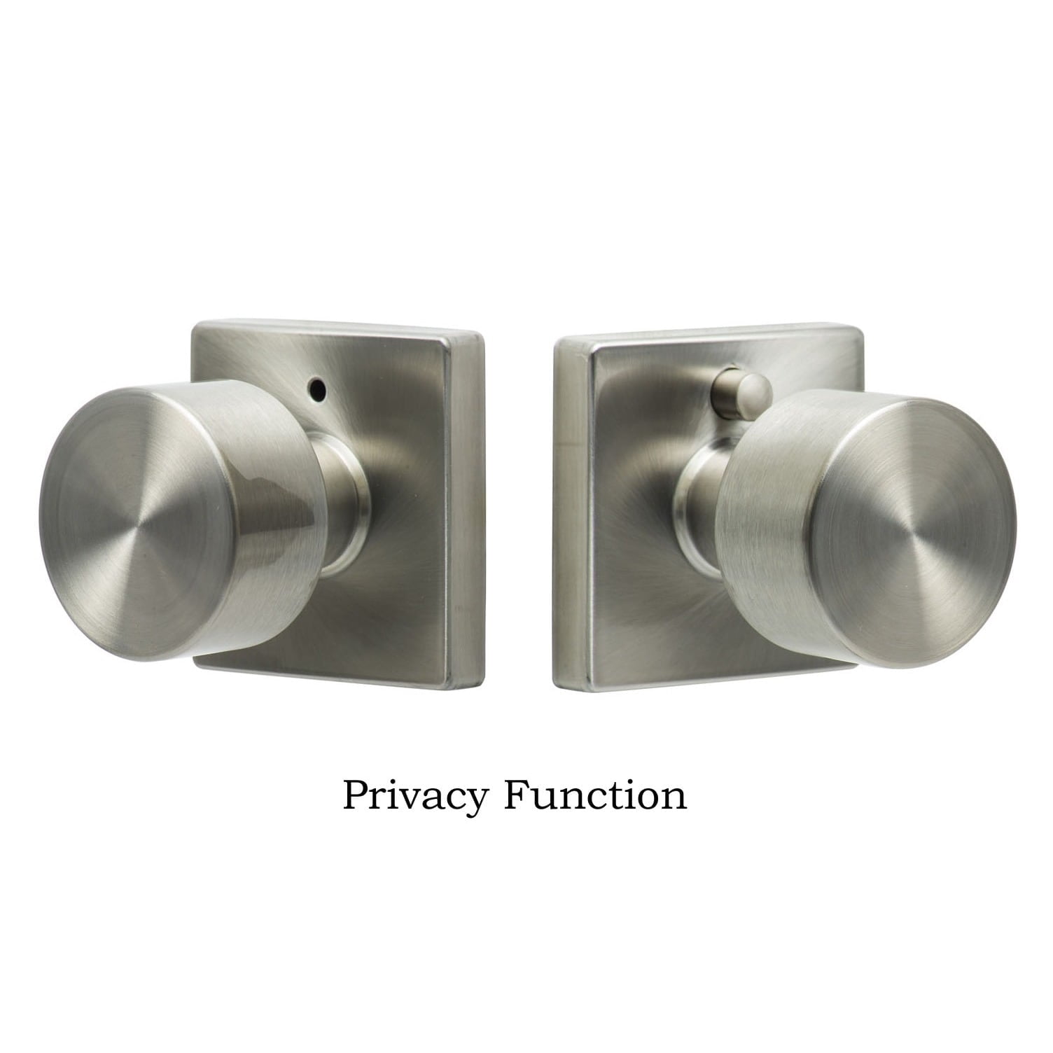 Sure-Loc BG101-SQ 32D Bergen Passage Door Knob Set - Satin Stainless