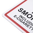 thumbnail image 4 of Aspire Plastic No Smoking Including E-Cigarettes Sign with 3M Tape, No Smoking Sign, Indoor or Outdoor Use, 7" W x 10" L, 4 of 6
