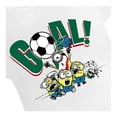 thumbnail image 4 of Playera de Minions para Dama, con Estampados de un Minion Temática de Fútbol Blanco Talla Eg, 4 of 4