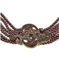 thumbnail image 2 of Heidi Daus Beaded 6-Strand Crystal Art Deco Drop Choker Necklace ~ Captivating Carrie, 2 of 3