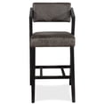 thumbnail image 3 of Bowery Hill Tabouret de Bar Fixe en Lave-Noir, 3 of 11