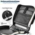 thumbnail image 4 of FORMRS Zipper Binder with Shoulder Strap 2-inch Ring 500 Sheet Capacity File Bag, Black Cute Cats, 4 of 5