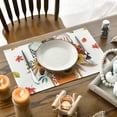 thumbnail image 2 of Smile Vases Hello Fall Placemats Set of 4, 12x18 Inch Seasonal Autumn Table Mats for Party Kitchen Dining Decoration, 2 of 6