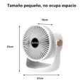 thumbnail image 2 of Ventilador De Escritorio Mini Abanico Pequeño Portátil Pamolo Ajustable, 2 of 7