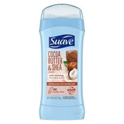 Suave Invisible Solid Antiperspirant Deodorant, Cocoa Shea Butter, 2.6 oz
