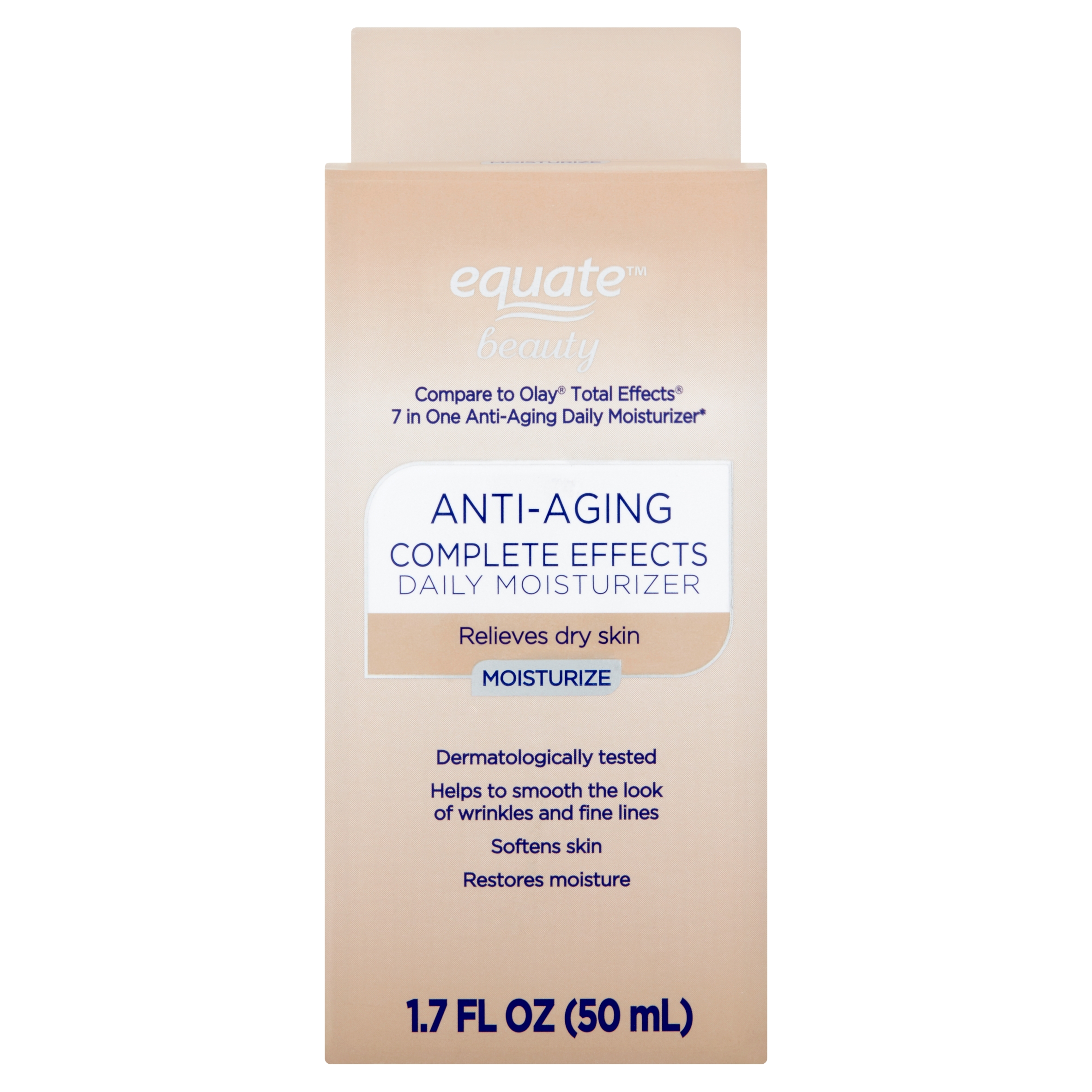Equate Beauty Anti-Aging Complete Effects Daily Facial Moisturizer with SPF 15, 1.7 fl oz