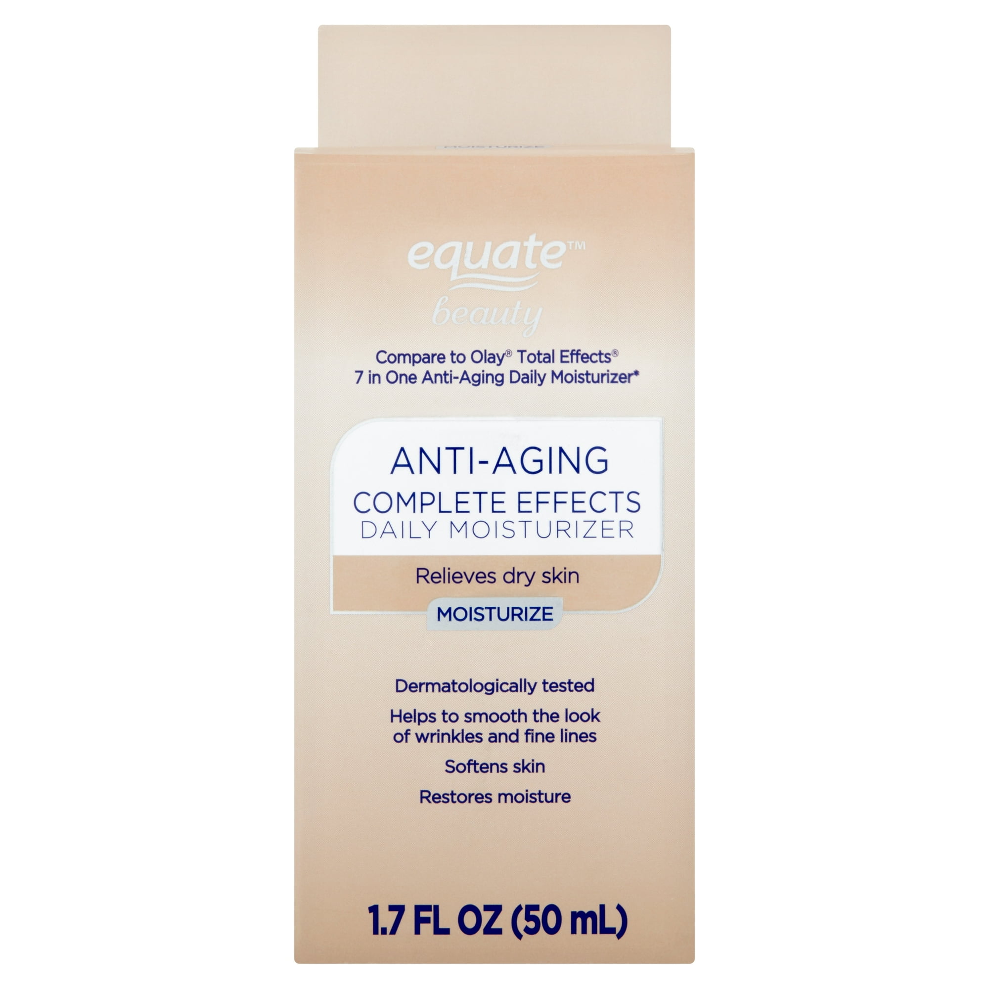 Equate Beauty Anti-Aging Complete Effects Daily Facial Moisturizer with SPF 15, 1.7 fl oz