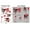 A, variant on Halloween Window Clings Bloody Handprint Halloween Window Cling Scary Halloween Window Decal Floor Clings Spooky Halloween Window Clings Decorations