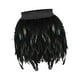 thumbnail image 3 of Minifalda de plumas para mujer, ropa de disfraz, cintura elástica, falda tipo A, vestido, atuendo 38cmx50cm, 3 of 9