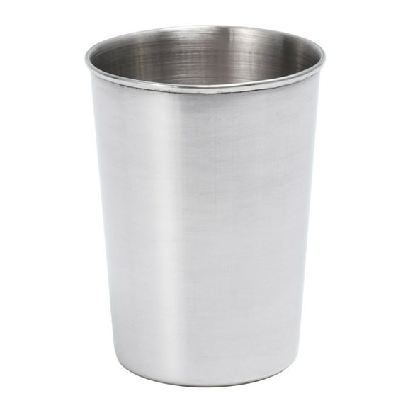 Tineasur Stainless Steel Mouthwash Toothbrush Tumbler Silver Home Use