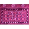 thumbnail image 1 of Ahgly Company Machine Washable Indoor Rectangle Persian Pink Traditional Area Rugs, 8' x 10', 1 of 4