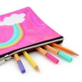 thumbnail image 2 of Pen+Gear Metallic Icon Pencil Pouch with Rainbow Design and Silver Zip, 2 of 5