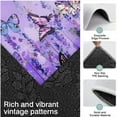 thumbnail image 3 of Purple Lavender Butterfly Scene Kitchen Rugs Sets Of 3,Kitchen Runner Rugs Non Skid Washable,Decorative Kitchen Floor Mats for Kitchen,Sink,Laundry,17"x30"+ 17"x47" + 17"x59", 3 of 6