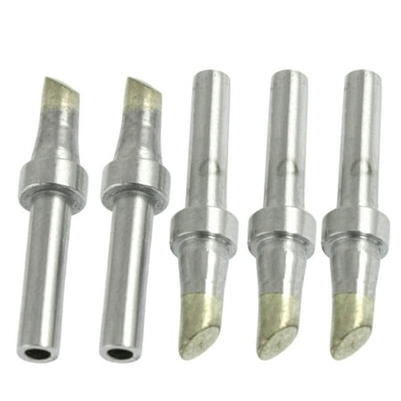

5 x 200-T-4C 5mm Bevel Width 1.2 Length Soldering Iron Tip