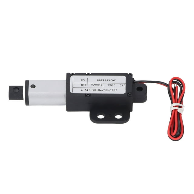 Actionneur Linéaire Électrique Mini 24V 20mm Course 20N 30mm/s Étanche pour Automatisation de Machines Bras Robotiques