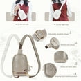 thumbnail image 2 of YOVIEE Small Sunflower Fashion Sling Bag Backpack For Women Premium PU Leather Tassel Gray, 2 of 5