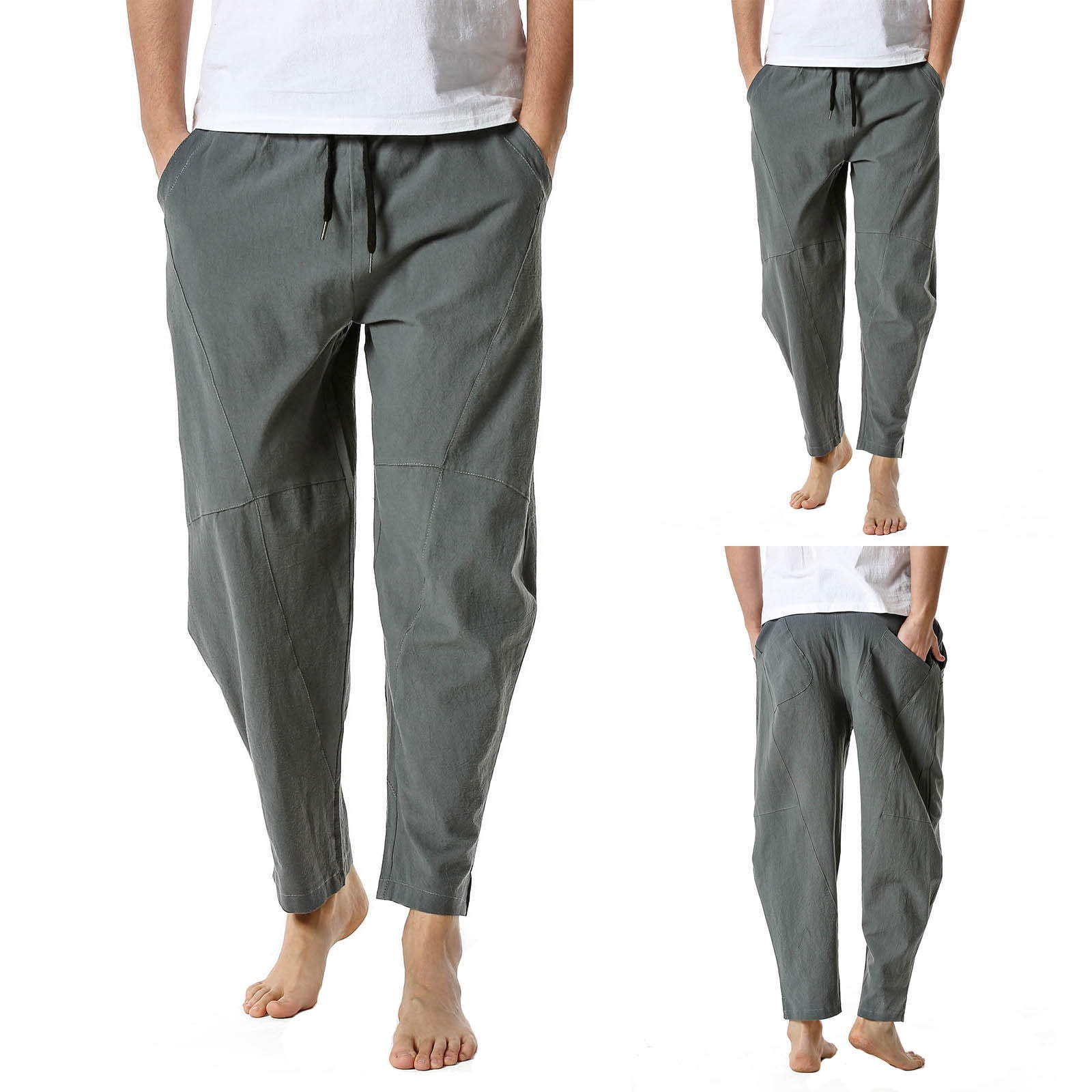 Linen Yoga Pants For Men