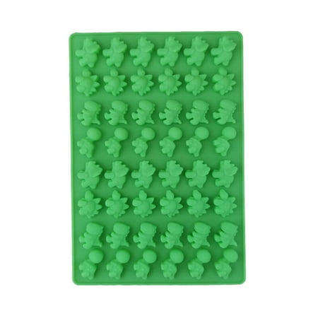 

Cute Little Dinosaur Silicone Mold Chocolate Mold Ice Tray Mold Soft Candy Mold Dropper Hot Sale Waffle Mold