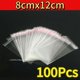thumbnail image 1 of 100 accesorios de joyería autosellados transparentes, bolsa autoadhesiva OPP para dulces, bolsas de embalaje de galletas de regalo resellables, 1 of 5