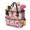 Mushroom and Toadstool Pink Pattern, variant on Mushroom and Toadstool White Pattern Garden Tool Bag, Garden Supply Caddy with Multi Pockets & Large Capacity, Waterproof Gifts for Outdoor Yard Gardening