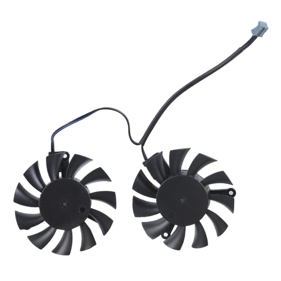 1Pair Graphics Card Cooling VGA Fan HA5510H12FZ 2Pin 12V Coolers Fan for 1650 4GB OC