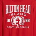 thumbnail image 2 of Instant Message - Hilton Head Island Collegiate - Men's Long Sleeve T-Shirt, 2 of 5