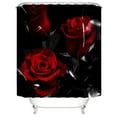 thumbnail image 4 of 4PCS Shower Curtain Sets with Non-Slip Rug, Valentine's Day Decor with Non-Slip Rugs, Toilet Lid Cover and Bath Mat, Curtain Bathroom Accessories Set, 4 of 6