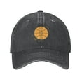 thumbnail image 1 of DouZhe Adjustable Washed Cotton Baseball Cap - Basketball Gamer Prints Vintage Dad Hat Unisex Sports Caps (Black), 1 of 7