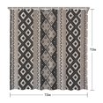thumbnail image 5 of Boho Floral Shower Curtain 72x72 Inches - Tropical Leaves, Vintage Botanical Print, Waterproof Fabric for Chic Bathroom Decor, Modern Farmhouse & Bohemian Style, 5 of 5