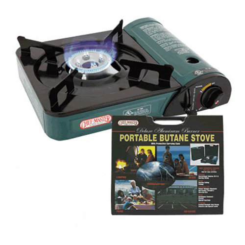 Chef Master Mr. BarBQ Countertop Portable Butane Stove, 10000 BTU, 13