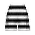 thumbnail image 5 of ZyeKqe Womens Summer Shorts Wide Leg High Waisted Drawstring Casual Comfy Printed Shorts with Pocket, 5 of 5