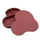 thumbnail image 1 of Plato de Silicón PAPU BABY Magenta con Divisiones y Succión para Bebés, 1 of 9