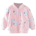 thumbnail image 2 of VerPetridure Toddler Baby Girls Boys Knit Fleece Jacket Zipper Up Cardigan Sweaters for Kids Long Sleeve Crewneck Warm Coat Fall Winter Tops Blouse, 2 of 8