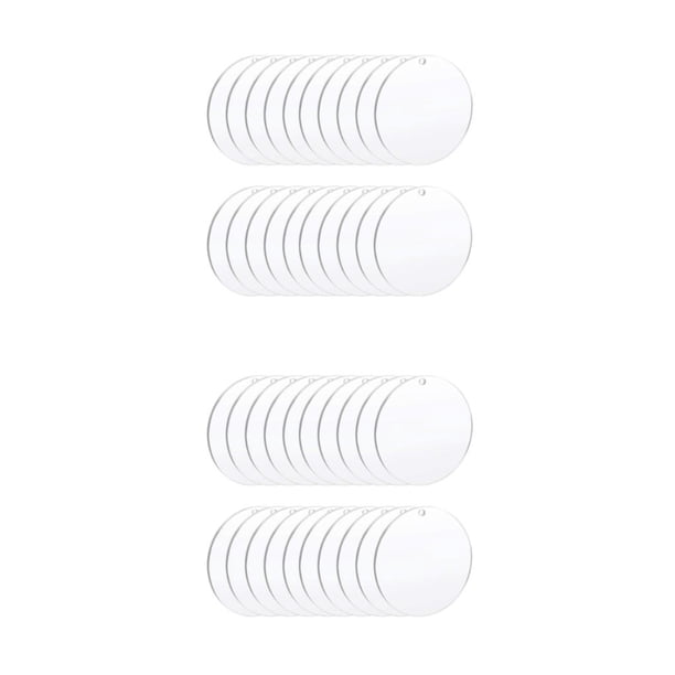 Bearachild Acrílico para artistas, suministros para artistas, resultados de arte acrílico con placa transparente, 7,6 cm2 mm/20 piezas 7.6 cm * 2mm/20 piezas 2Conjunto