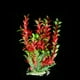 thumbnail image 2 of Plantas acuáticas simuladas rojas de 25cm paisaje agua hierba adorno en miniatura plantas de agua con base de cerámica para pecera acuario, 2 of 5