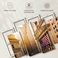 thumbnail image 6 of Elephant Stock Wall Street American Flag Wall Art - Horizontal Multi Panel Canvas - Living Room Wall Decor - Places Multi Panel - Red And Blue Decor - 84" x 54", 6 of 8