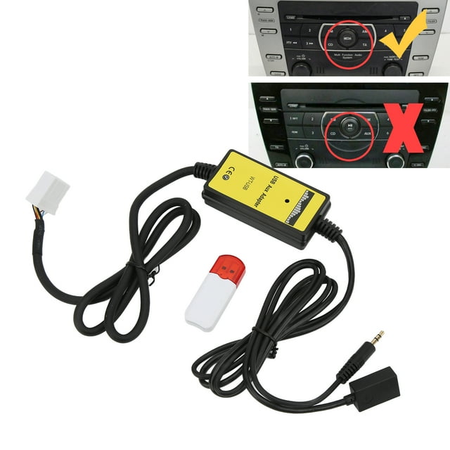 Changeur de CD Numérique, Stable Interface Audio Robuste ABS Plug And Play pour le Remplacement de Voiture pour CX7 2007-2008