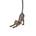 thumbnail image 3 of Kalalou Cast Iron Cat Paper Towel Holder, One Size, Brown, 3 of 6