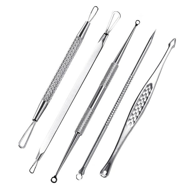 Oak Leaf Blackhead Remover Kit Dermatologist Grade Blemishes Surgical Extractor Tool Treat