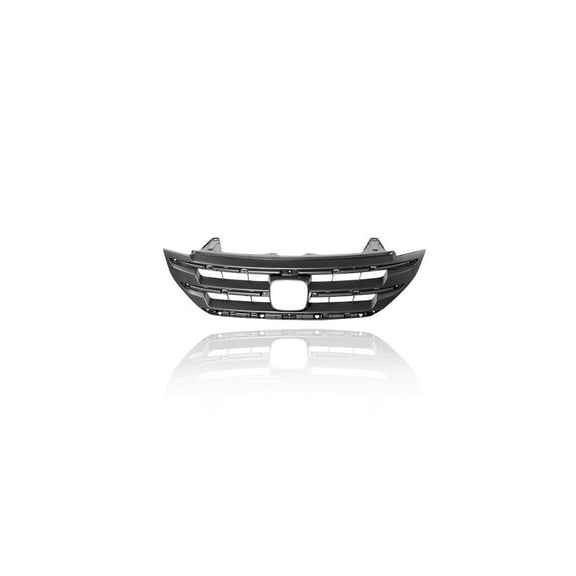 Grille - Compatible/Replacement for '12-14 Honda CR-V - Main Black Frame Insert, With Emblem Provision - 71121T0GA01ZA