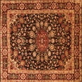 thumbnail image 1 of Ahgly Company Indoor Square Persian Orange Traditional Area Rugs, 8' Square, 1 of 1
