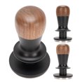 thumbnail image 1 of Adjustable Pressure Coffee Tamper, Walnut Stainless Steel Espresso Tamper Tool with Sound Feedback Ergonomic Handle for Coffee Machine, 1 of 7
