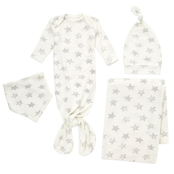 aden   anais, snuggle knit newborn gift set, star
